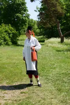 Vormsi neiu rahvarõivad, 19. saj