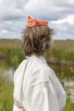 Muhu naise rahvarõivad, 19. saj lõpp