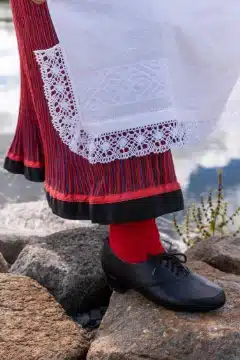 Mustjala naise rahvariided, 19. saj II pool