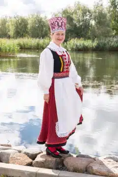 Mustjala naise rahvariided, 19. saj II pool