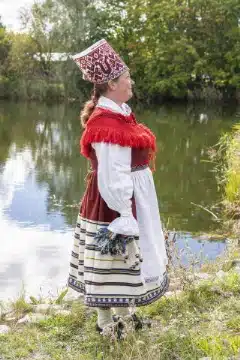 Mustjala naise rahvariided, 19. saj I pool