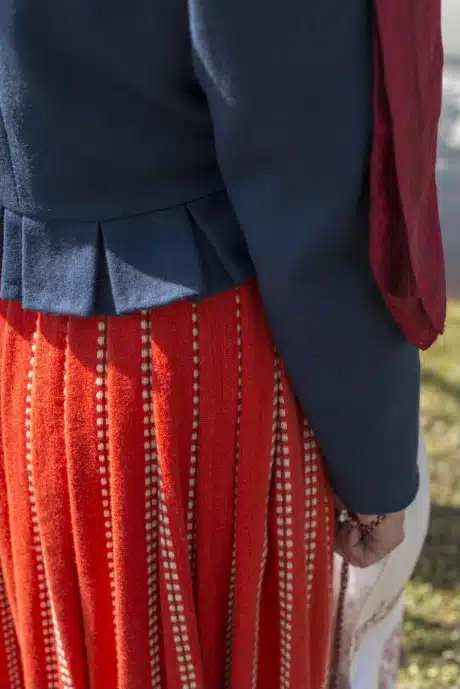 Varbla naise rahvarõivad, 19. saj lõpp