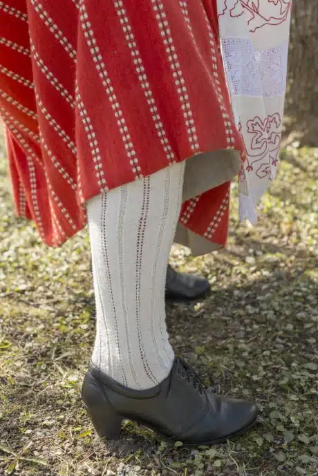 Varbla naise rahvarõivad, 19. saj lõpp