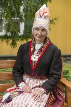 Audru naise rahvarõivad, 19. saj keskpaik