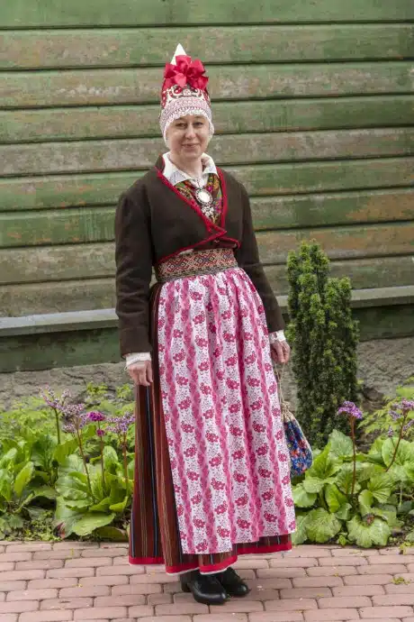 Audru naise rahvarõivad, 19. saj keskpaik