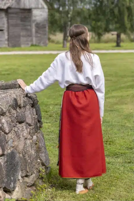 Halliste neiu rahvarõivad, 19. saj keskpaik