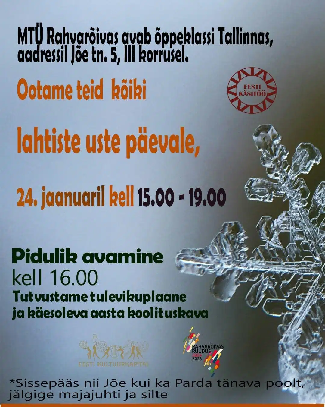 kutse lahtiste uste päev
