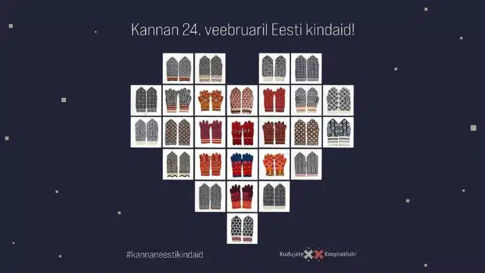 Kudujate Koopiaklubi kutsub 24. veebruaril Eesti kindaid kandma Kudujate Koopiaklubi kutsub 24. veebruaril Eesti kindaid kandma
