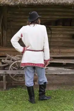 Seto mees argipäevarõivais