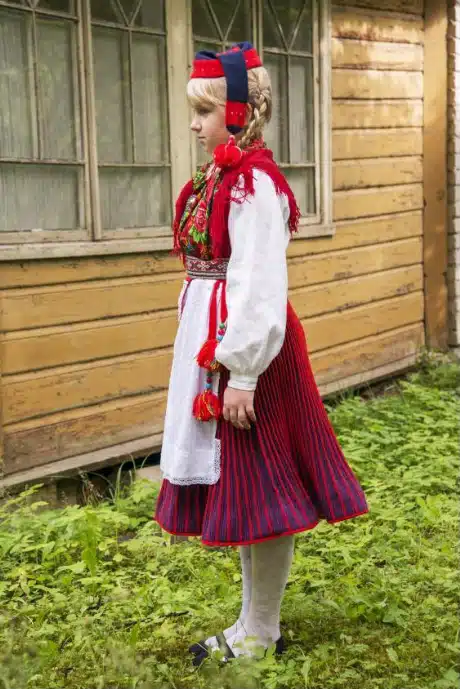 Kärla neiu rahvariided, 19. saj