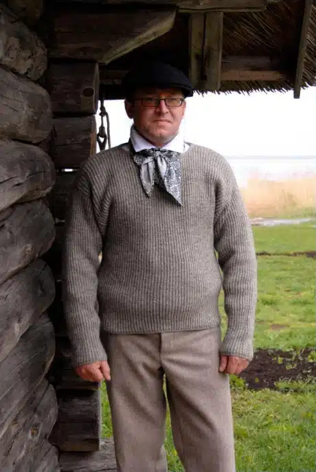 Ruhnu mehe rahvarõivad, 19. saj lõpp-20. saj algus