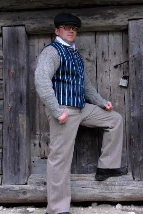 Ruhnu mehe rahvarõivad, 19. saj lõpp-20. saj algus